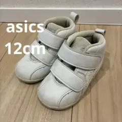 ASICS ホワイト ファーストシューズ asics 12cm 12.5cm