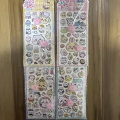ちいかわ 肉球シール 4枚セット