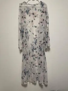 eimy istoire 花柄シフォンガウン 長袖のサムネイル
