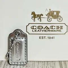 コーチ バッグ チャーム ロゴタグ ネームタグ キーホルダー キーチェーンリング