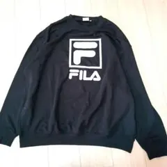 FILA ブラック スウェット 4L1094番
