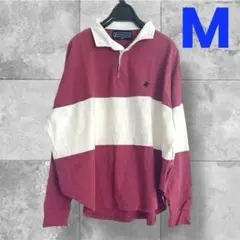BEVERLY HILLS POLO CLUB 長袖ラガーシャツ ポロシャツ M