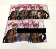 桃源暗鬼 花魁坂京夜 ケモ耳ゴシックパーティー クリアカード 5枚