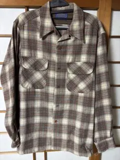 70s PENDLETON USA製 オンブレ　チェックシャツ