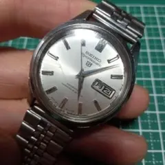 希少　セイコー5 スポーツマティック　 自動巻き時計 シルバー