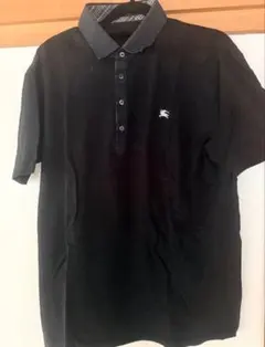 BURBERRY BLACK LABEL ブラック ポロシャツ サイズ3