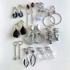 大人可愛いイヤリング　まとめ売り　パールイヤリング　ハンドメイドイヤリング