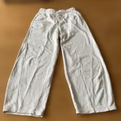 GU スウェットバレルレッグパンツ