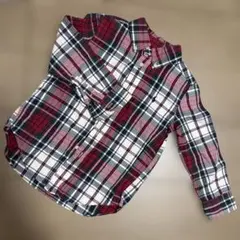 Ralph Lauren チェック柄長袖シャツ 110/56