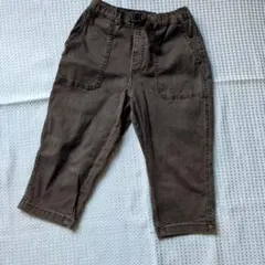 GU　ストレッチデニムクロップドパンツ　140