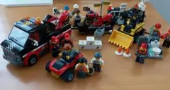 レゴシティまとめ売り 60072 60084 などまとめ売り ミニフィグ15体