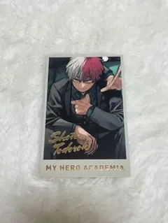 僕のヒーローアカデミア 原画展 メモリアルコレクション 轟焦凍 箔押し