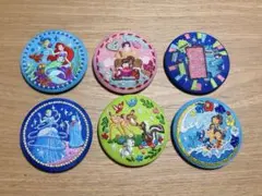 ディズニー刺繍缶バッジ6個