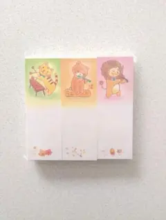 動物イラスト付箋 3柄6個セット