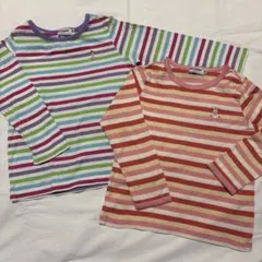 値下げ不可 ミキハウス ロンT ２枚セット 100