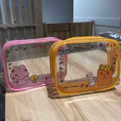 スシロー　コラボ　クリアポーチ　ポーチ　チェゴシム　くまのみ