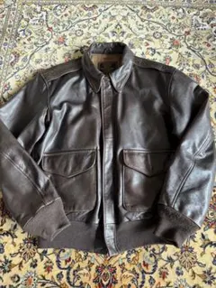 BoTT Script Logo Cracked Leather Jacket - メルカリ