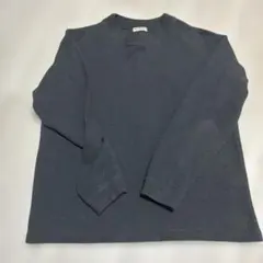 メンズ　BEAUTY&YOUTH ダークグリーンニットトレーナー