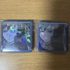 鬼滅の刃　モクテルバー　冨岡義勇 グリッター缶バッジ 2点