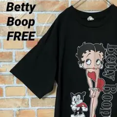 Betty Boop アニメ キャラクター 半袖 Tシャツ ストリート 薄手