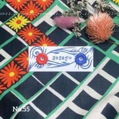 NO.55  ピアス　ハンドメイド　ヴィンテージボタン　スワロフスキー