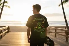 【誌面掲載】STUSSY × LEILOW 2004 HAWAII限定 スカルT