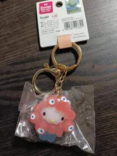 【新品】サンリオ ミャクミャク なりきり クリアキーホルダー　キティ