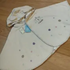 tinkerbell ベビーポンチョ フリース 90cm