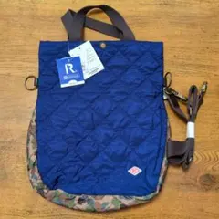 新品未使用ルートート rootote トートバッグ キルティング ロゴ 　マチ