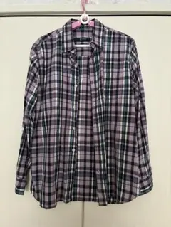 Nano UNIVERSE チェック柄長袖シャツ　メンズ