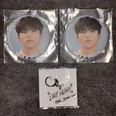 TREASURE ジョンウ 缶バッチ 文字アクキー カプセルトイ