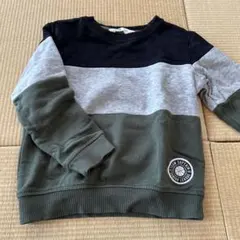 H&M トレーナー 116cm ネイビー/グレー