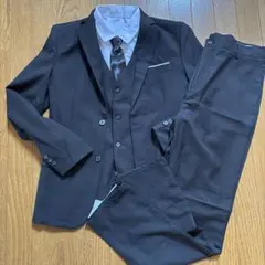 ⭐︎ジュニア　フォーマルスーツ　16歳　160cm〜170cm ブラック　5点