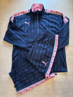 PUMA ジャージ 上下 セット グレー ピンク L プージャー 平成 Y2K