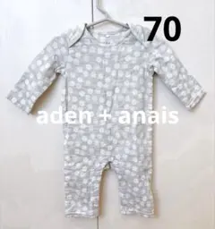 【美品】aden + anais ドット柄ロンパース 3-6ヶ月