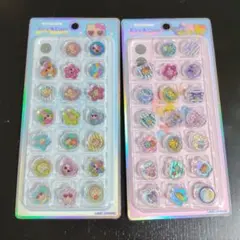 おはじきシール Kira☆Coro ホログラムキャラクターシール 2シートセット