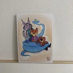 ズートピア2映画入特典 来場者特典第6弾プレミアムアートボード ディズニー