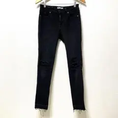 アズール　AZUL by MOUSSY スキニーデニム ジーンズ　パンツ　S