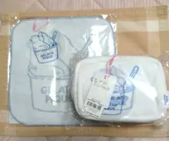 新品 GELATO PIQUE アイスクリームポーチ ハンドタオル　セット