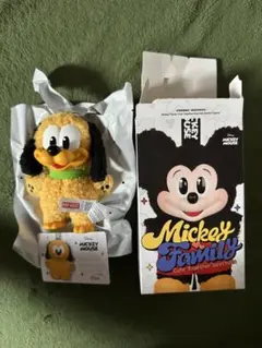 POP MART Mickey Family ぬいぐるみキーチェーン プルート