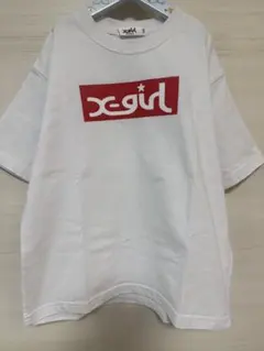 x-girl ロゴ 半袖　Tシャツ 110 定番　エックスガール　5歳　女の子のサムネイル