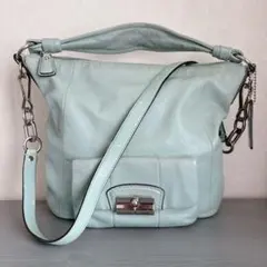 COACH Rare 2way Leather Bag Hobo y2k
