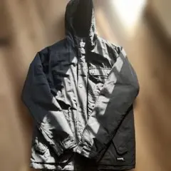 Hurley フード付きブラックナイロンジャケット 値引き可能