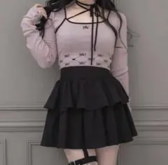 【美品】pium モノグラムテープニット