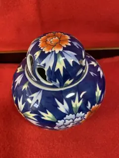 有田焼　花舟作　香炉　共箱入り　新品 Amazon｜有田焼 古伊万里様式 染付 牡丹紋 花舟作 香炉｜仏壇用