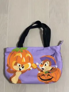 ハロウィン　チップ&デールトートバック