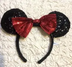 ミニーちゃん　カチューチャ　ディズニー　スパンコール