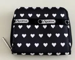 LeSportsac ハート柄 二つ折り財布／ミニウォレット