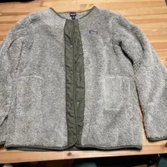 パタゴニア ガールズ ロスガトス カーディガン　　カーキ XXLサイズ