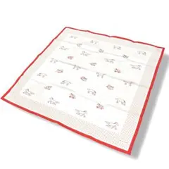 極美品 HERMES エルメス アダダ プチカレ カレ40 ハンカチ